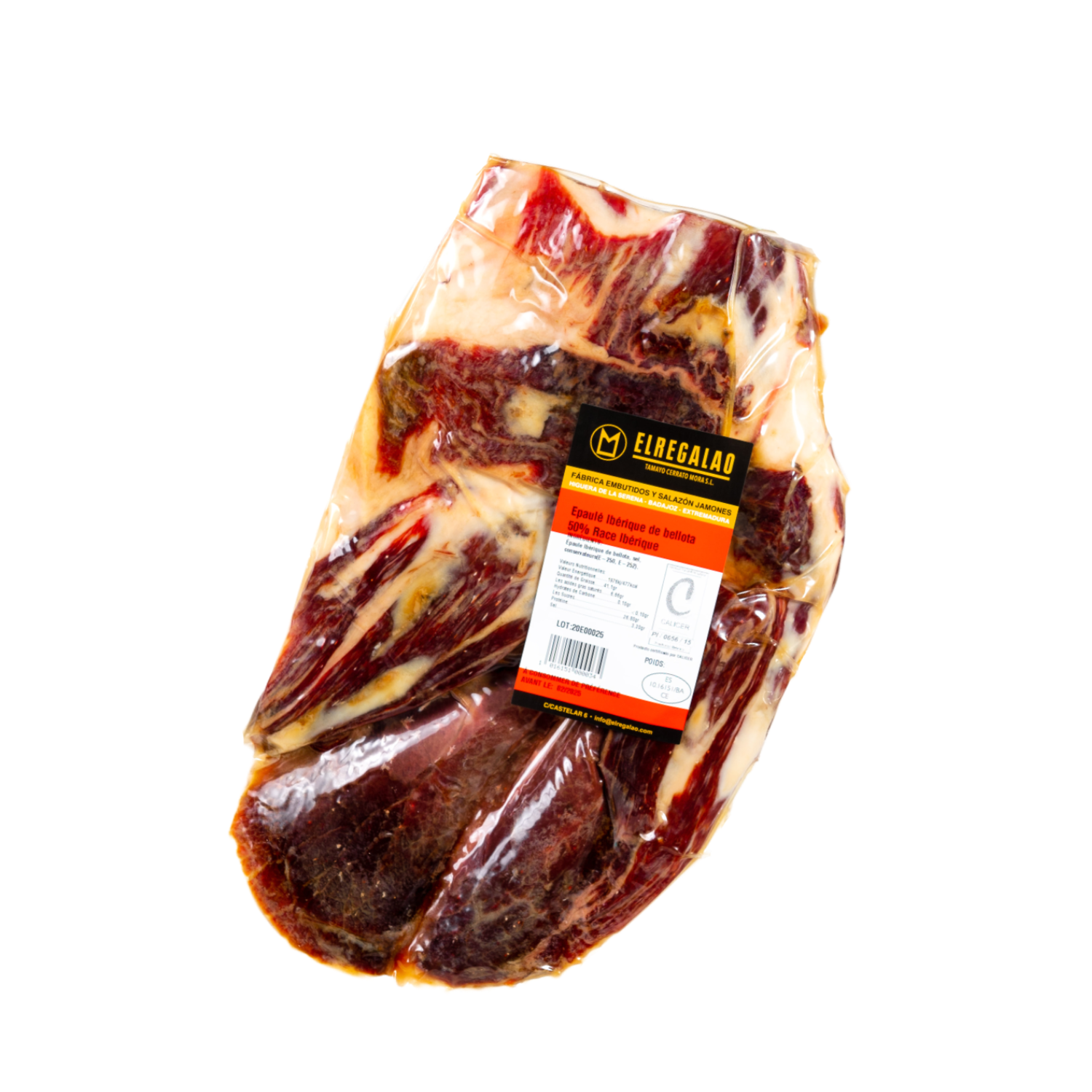 Epaule Ibérique de Bellota desossé & poli