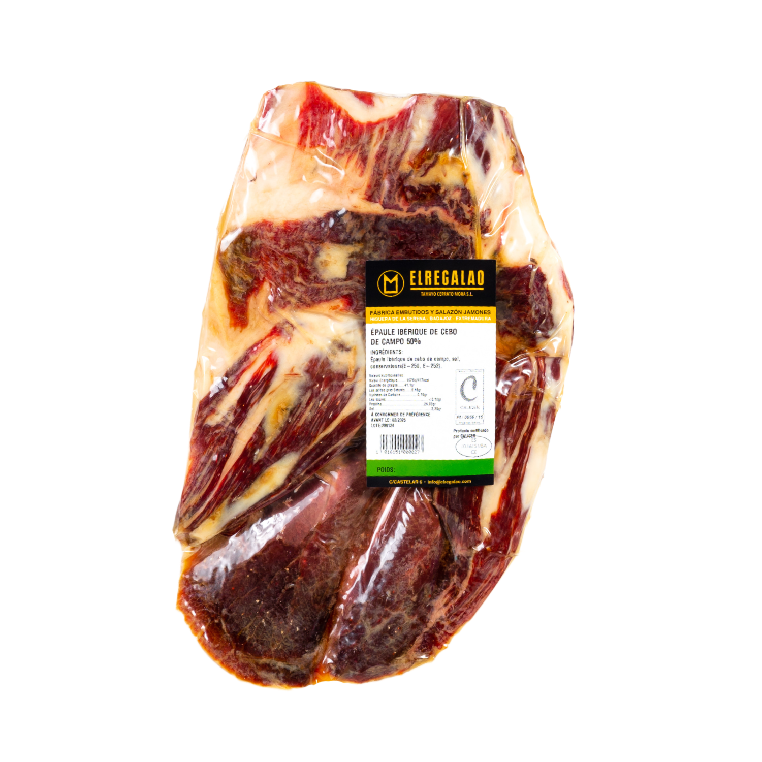 Épaules Ibériques de Cebo de Campo Désossées & Poli